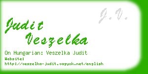 judit veszelka business card